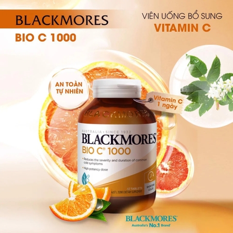 Viên Uống Tăng Sức Đề Kháng Blackmores Bio C 1000mg Bổ Sung Vitamin