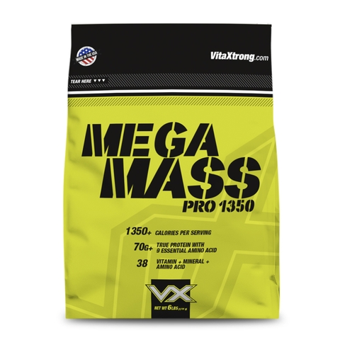 Vitaxtrong Mega Mass 1350 Sữa Tăng Cân Tăng Cơ 6Lbs