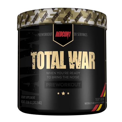 REDCON1 TOTAL War Pre-workout Tăng Sức Mạnh 30 Servings