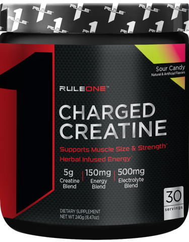 Rule1 Charged Creatine Tăng Sức Mạnh 30 Servings
