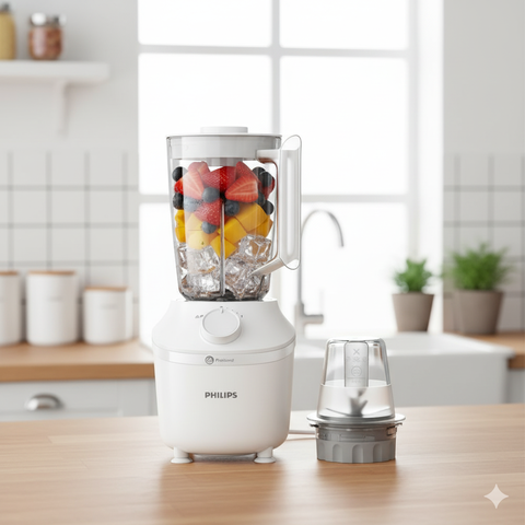 Review máy xay sinh tố Philips HR2041/10: Nhỏ gọn, mạnh vừa đủ, xay đá ổn trong tầm giá