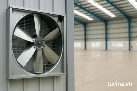 Nóng Như Lò Luyện Thép? Giải Pháp Quạt Công Nghiệp Cho Nhà Xưởng Miền Nam Vào Mùa Khô