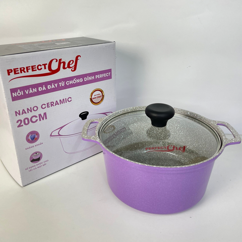 Bộ nồi chảo nhôm đúc nguyên khối đáy từ Perfect PF-CB31