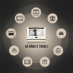 Lò chiên không dầu hơi nước đa năng Elmich AFE-3944 20 lít