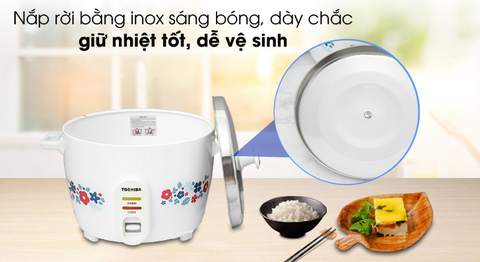 Nồi cơm điện nắp rời 1.8 Lít Toshiba RC-18MH1PV(F)