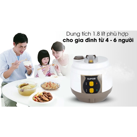 Nồi Cơm Điện Lòng Niêu 1.8 Lít Supor CFXB50YB13VN-50