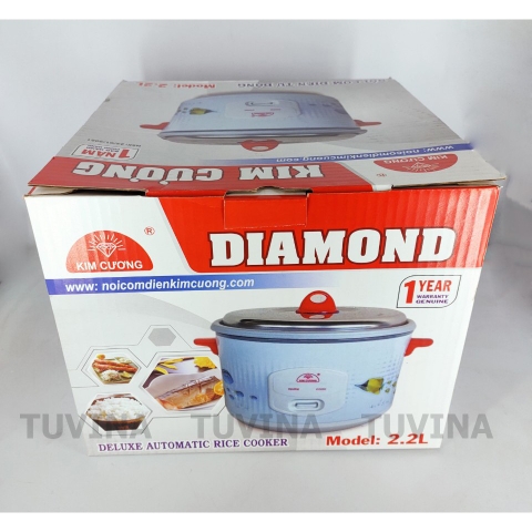Nồi Cơm Điện Kim Cương 2.2 Lít KC-2.2LR