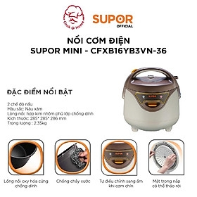 Nồi cơm điện Mini Supor CFXB16YB3VN-36