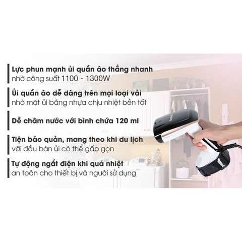 Bàn ủi du lịch cầm tay Tefal DT3030E0