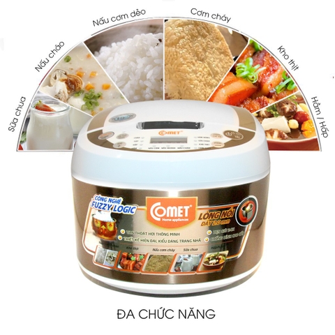 Nồi Cơm Điện Tử Comet CM8087 - 1.8 Lít