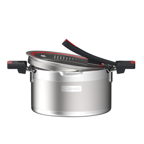 Bộ nồi inox liền khối Elmich Milano EL-8093 size 16, 18, 22, chảo 26cm