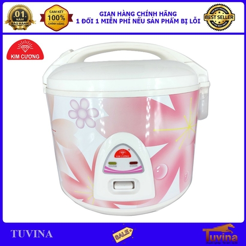Nồi Cơm Điện Kim Cương Nắp Gài 1.8 Lít
