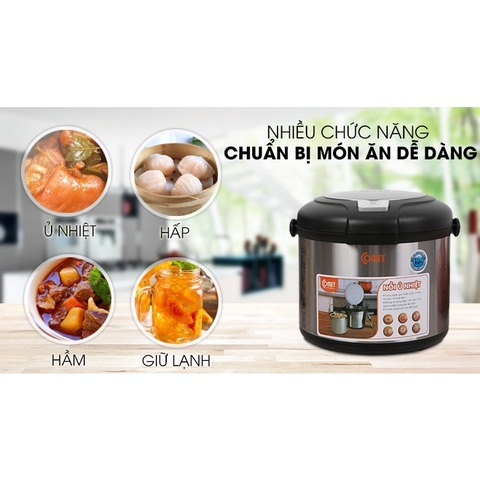 Nồi Ủ Nhiệt Đa Năng Comet CM7661 5 LÍT