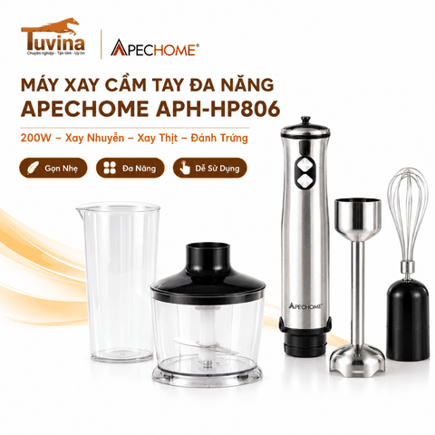 Máy Xay Cầm Tay Đa Năng Apechome APH-HP806 200W