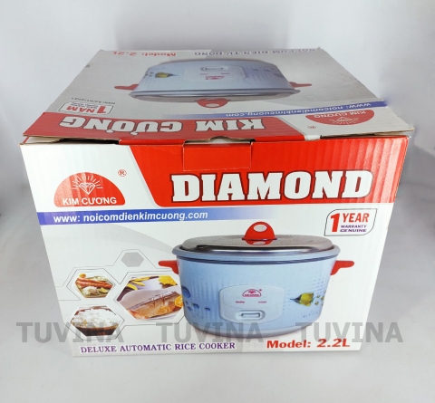 Nồi Cơm Điện Kim Cương 2.2 Lít KC-2.2LR
