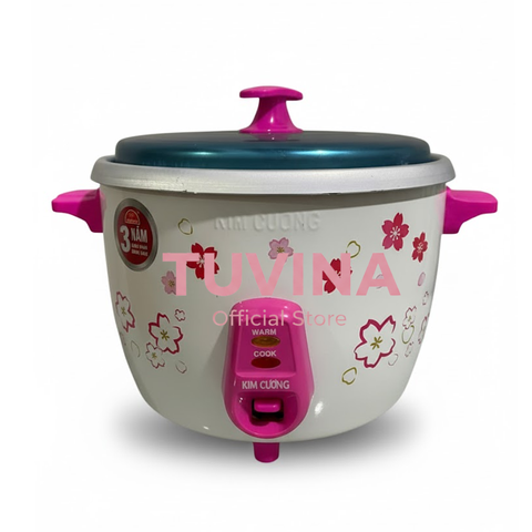Nồi cơm điện Kim Cương KCS1800 1.8L – Bền đẹp, dễ dùng cho mọi gia đình | TUVINA