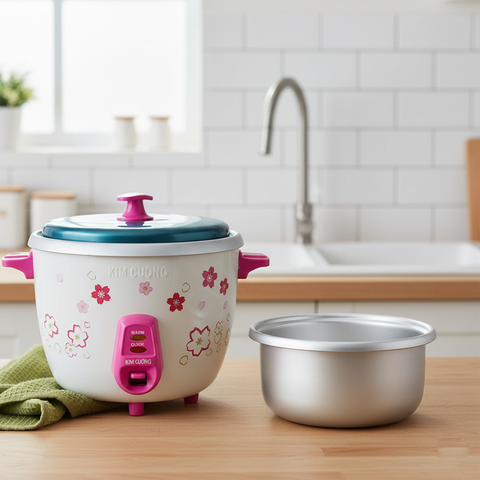 Nồi cơm điện Kim Cương KCS1800 1.8L – Bền đẹp, dễ dùng cho mọi gia đình | TUVINA