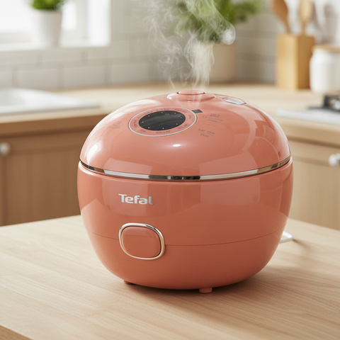 Nồi cơm điện tử Mini Tefal POP RK535TY0 – Nhỏ gọn, nấu ngon cho bếp ít người