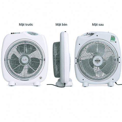 Quạt Bàn Đảo Senko BD1410 47W – Cánh 34cm, Tản Gió Tự Động
