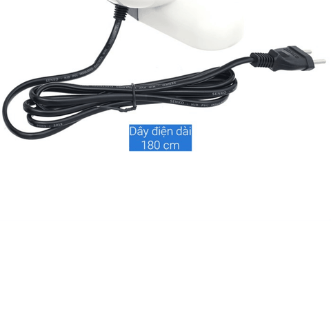 Quạt Bàn Đảo Senko BD1410 47W – Cánh 34cm, Tản Gió Tự Động