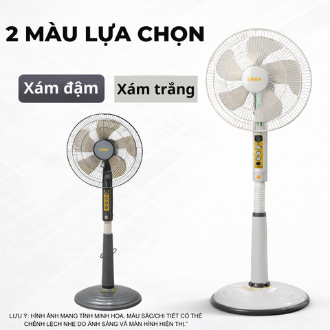 Quạt đứng LIFAN Đ-216 – Cánh 40cm, 45W, hẹn giờ 2h, 3 tốc độ | BH 12 tháng