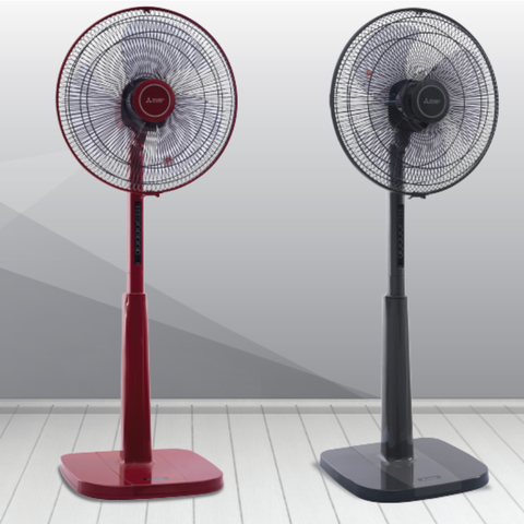 Quạt đứng Mitsubishi LV16S-RA 47W cánh 40cm | Remote & Hẹn giờ | Tuvina