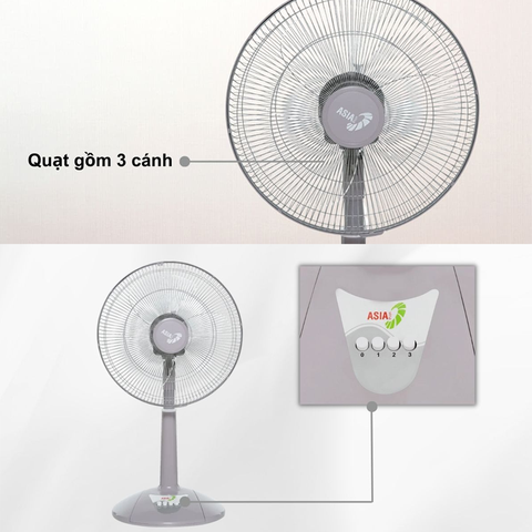 Quạt lửng ASIAvina VY358792 - 55W Xám