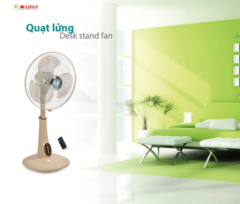 Quạt lửng LIFAN QL216-RC (Remote) – 45W, cánh 40cm, hẹn giờ | TUVINA