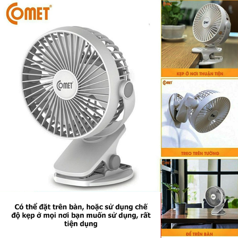 Quạt sạc Comet - CRF0705 BL