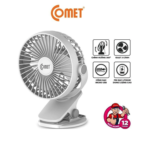 Quạt sạc Comet - CRF0705 BL