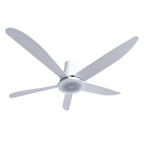 Quạt trần Mitsubishi C56-RA5 65W sải cánh 140cm | Remote, gió tự nhiên | Tuvina