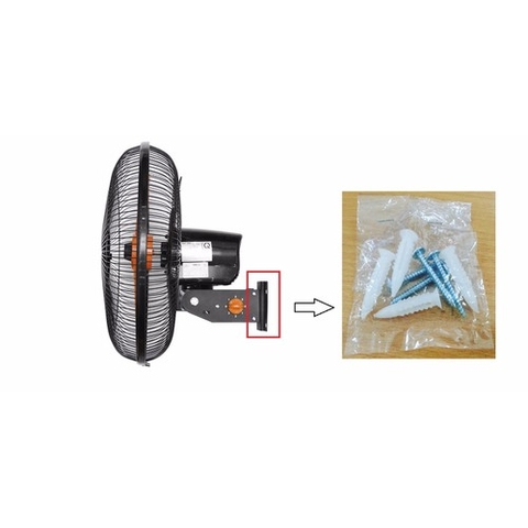 Quạt treo BCN ASIAVINA VY557990 - 55W Đen