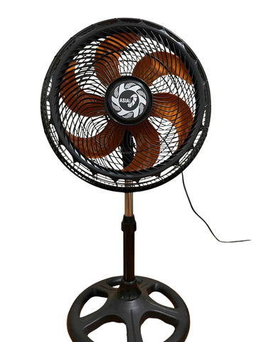 Quạt lửng ASIAVINA Turbo Plus VY638892 Đen Cam 90W – Gió mạnh, êm ái, siêu bền