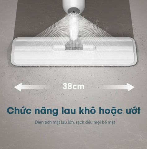 Cây lau nhà SAMONO phun sương đa năng SCM001 Trắng