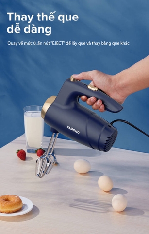 Máy đánh trứng SAMONO công suất 200W SW-THMB200