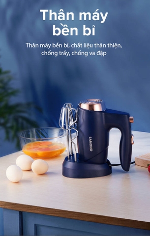 Máy đánh trứng SAMONO công suất 200W SW-THMB200