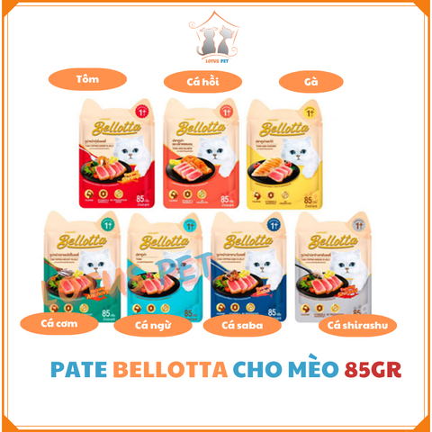 Pate Bellotta cho mèo cho mèo lớn - 85GR