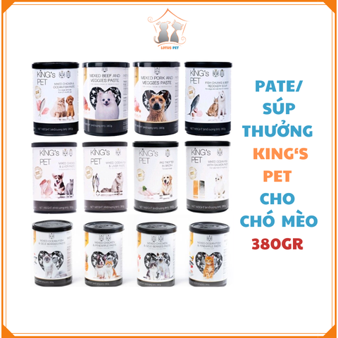 Pate súp thưởng King's Pet - lon 380GR