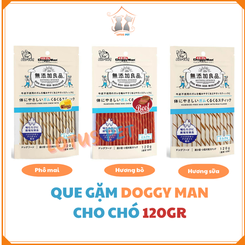 Que gặm Doggyman cho chó - 120GR