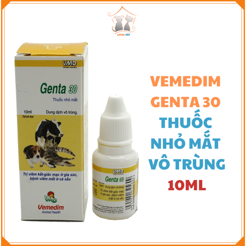 Vemedim - Genta 30 - nhỏ mắt