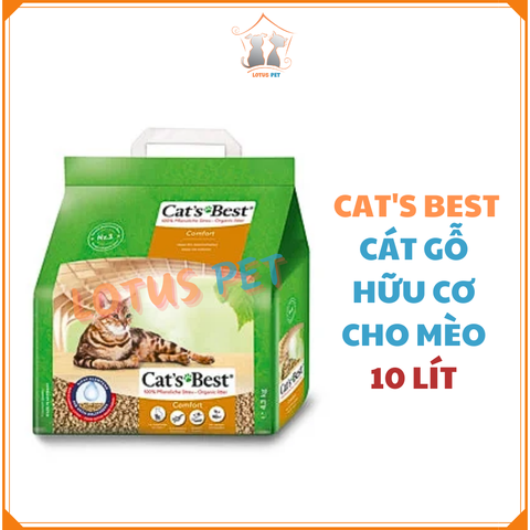 Cat’s Best Comfort - Cát gỗ hữu cơ cho mèo - 10L
