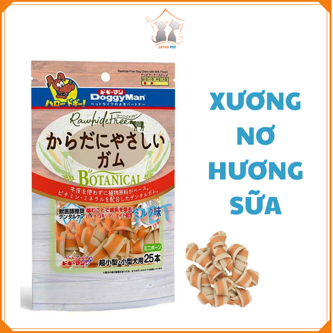 Xương nơ hương sữa Doggyman cho chó
