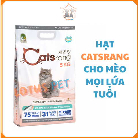 Hạt Catsrang cho mèo mọi lứa tuổi 1kg/5kg