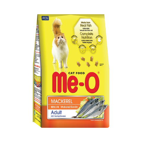 Hạt Me-O cho mèo trưởng thành - Tuna/Mackerel/Seafood
