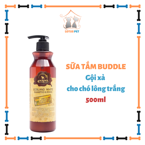Sữa tắm Buddle Gội Xả cho chó - 500ml