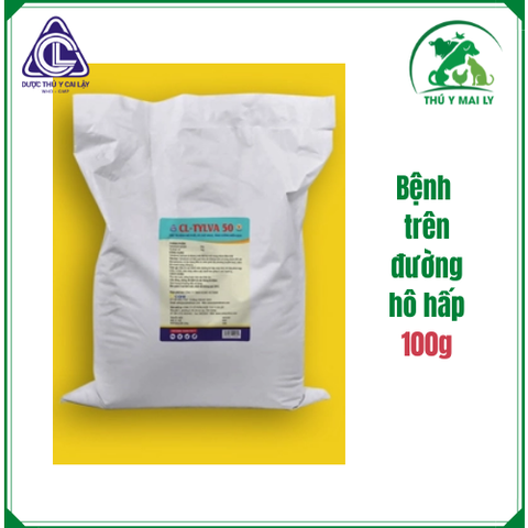 CL - TYLVA 50 ( Đặc trị bệnh mô phổi, ức chế virus, tăng cường miễn dịch) - 100g