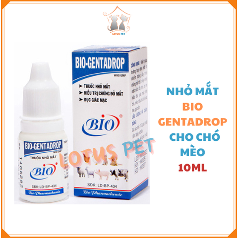 Bio Genta Drop - Thuốc nhỏ mắt - 10ml