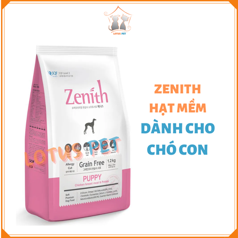 Hạt mềm Zenith Puppy cho chó con - (gói 300gr, 500gr & túi 1,2kg, 3kg)