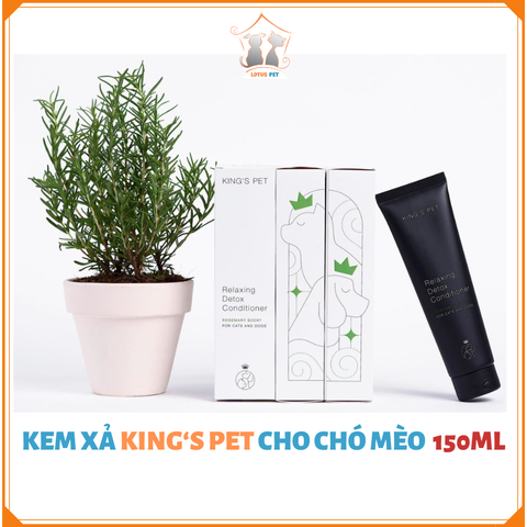 Kem xả thư giãn và thanh lọc King's Pet cho chó mèo - 150ml