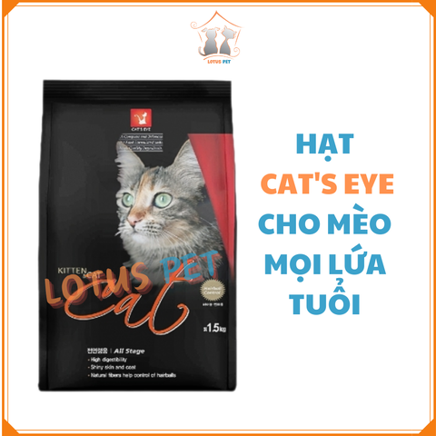 Hạt Cat's Eye cho mèo (mọi lứa tuổi) - 1KG, 1.5KG, 13.5KG